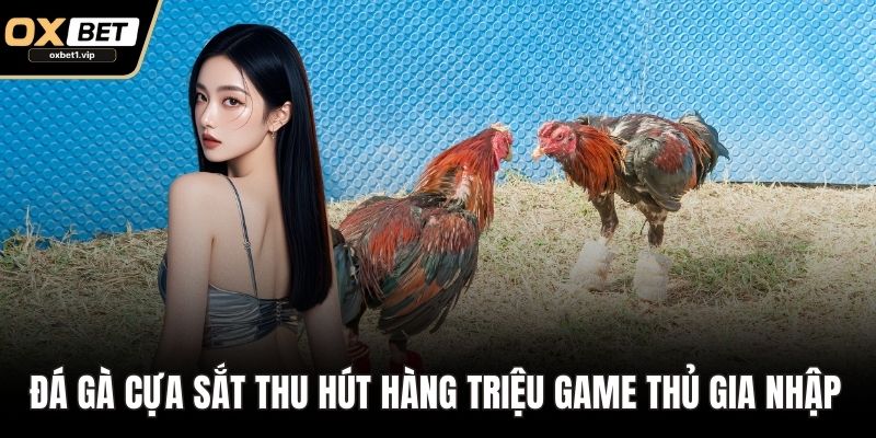 Đá gà cựa sắt thu hút hàng triệu game thủ gia nhập mỗi ngày